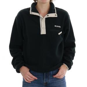 FELPA HELVETIA CROPPED NERO
